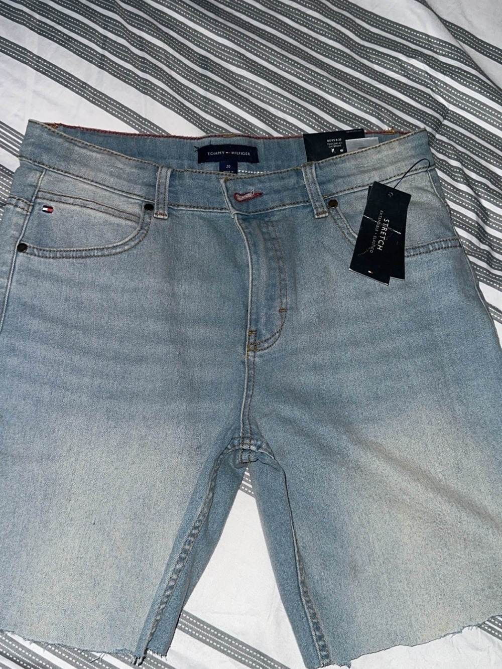 Tommy Hilfiger Light Wash boys Denim Shorts